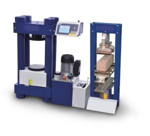 Bending frame with compression machine