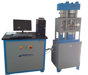 Compression and flexure testing presses