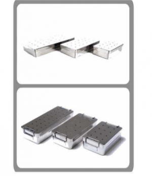 caja de esterilización perforada