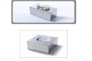 caja para guantes fabricadas en acero inoxidable